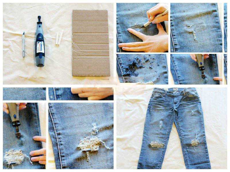 Как сделать рваные джинсы в домашних условиях: просто и стильно