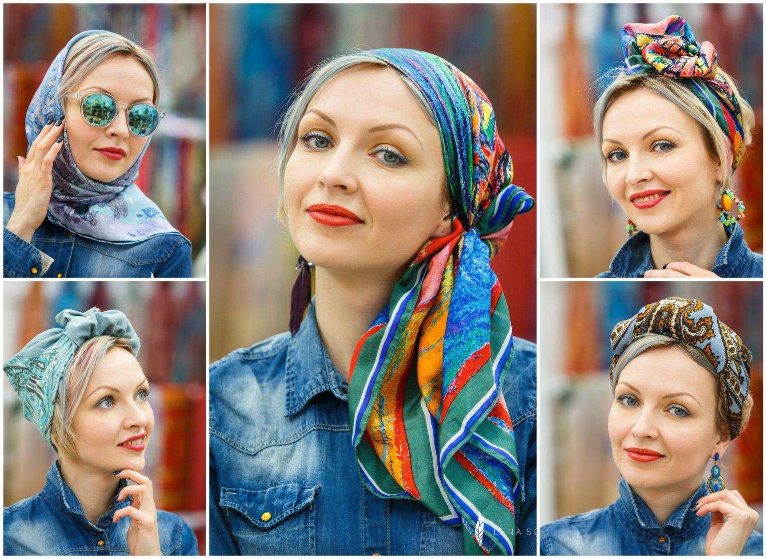 Как носить платок в волосах так, чтобы подруги хотели взять с вас пример (19 фото)