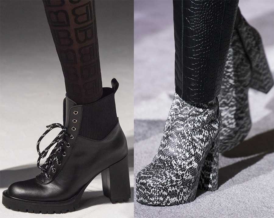 Мода на ботинки осень-зима 2021-2022. тренды. идеи, с чем носить ботинки.