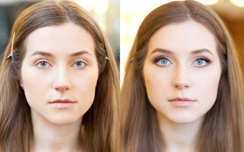 Увеличить глаза с помощью макияжа с фото