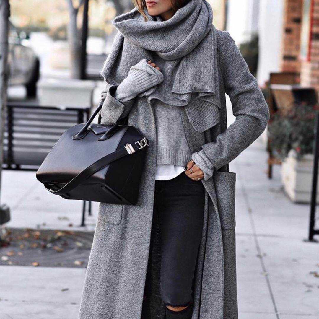 Как сочетать шарф с пальто, чтобы выглядеть неотразимо в холодный сезон
