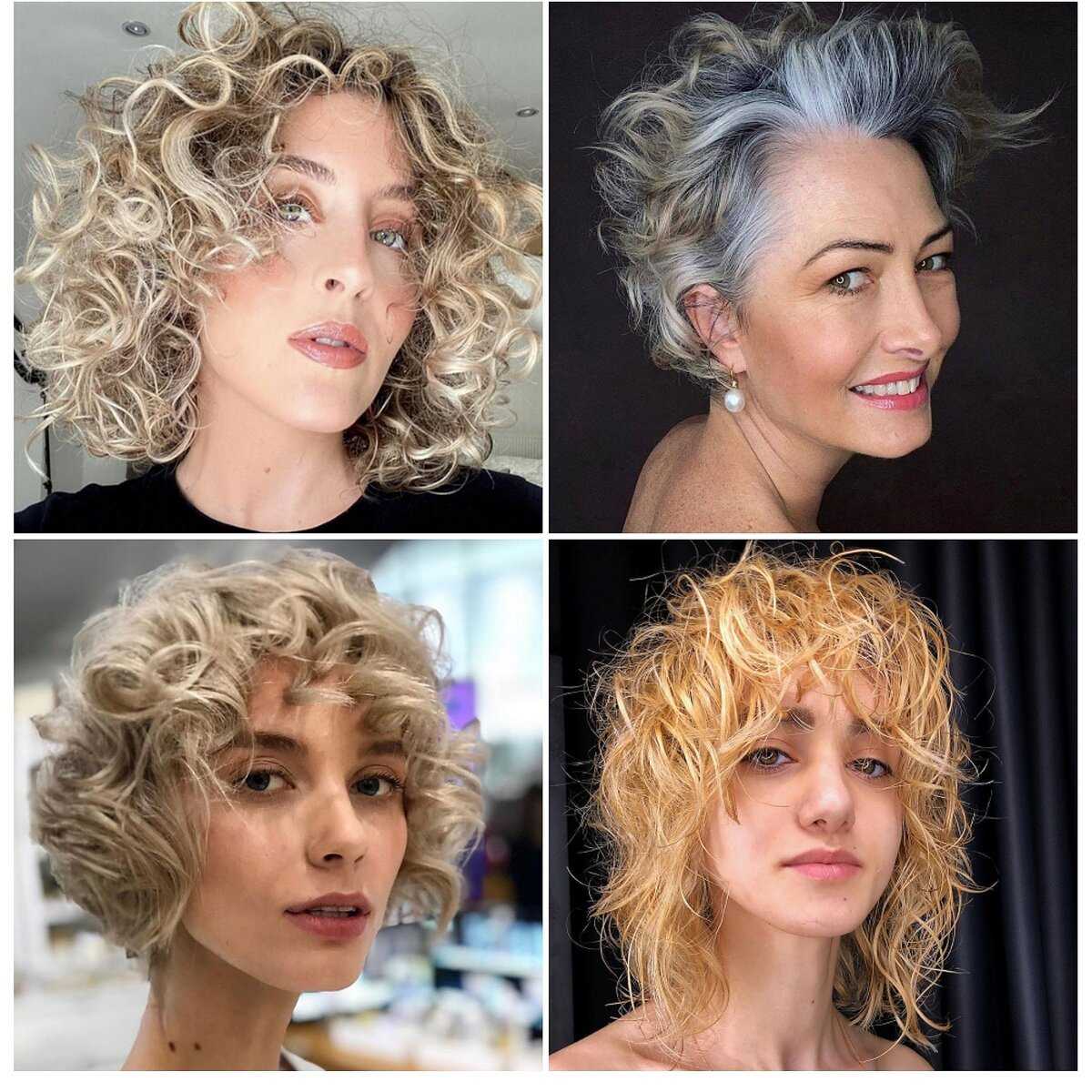 Биозавивка волос фото до и после на короткие волосы крупные локоны фото