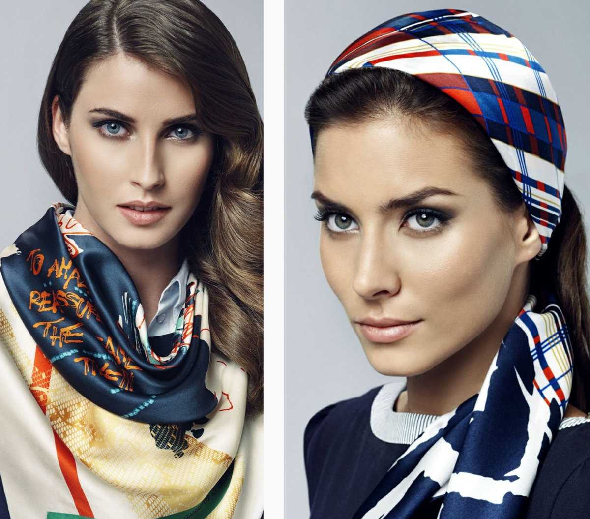 Как правильно носить платок на голове Актуальные расцветки, способы завязывания, стильные сочетания, фото примеры