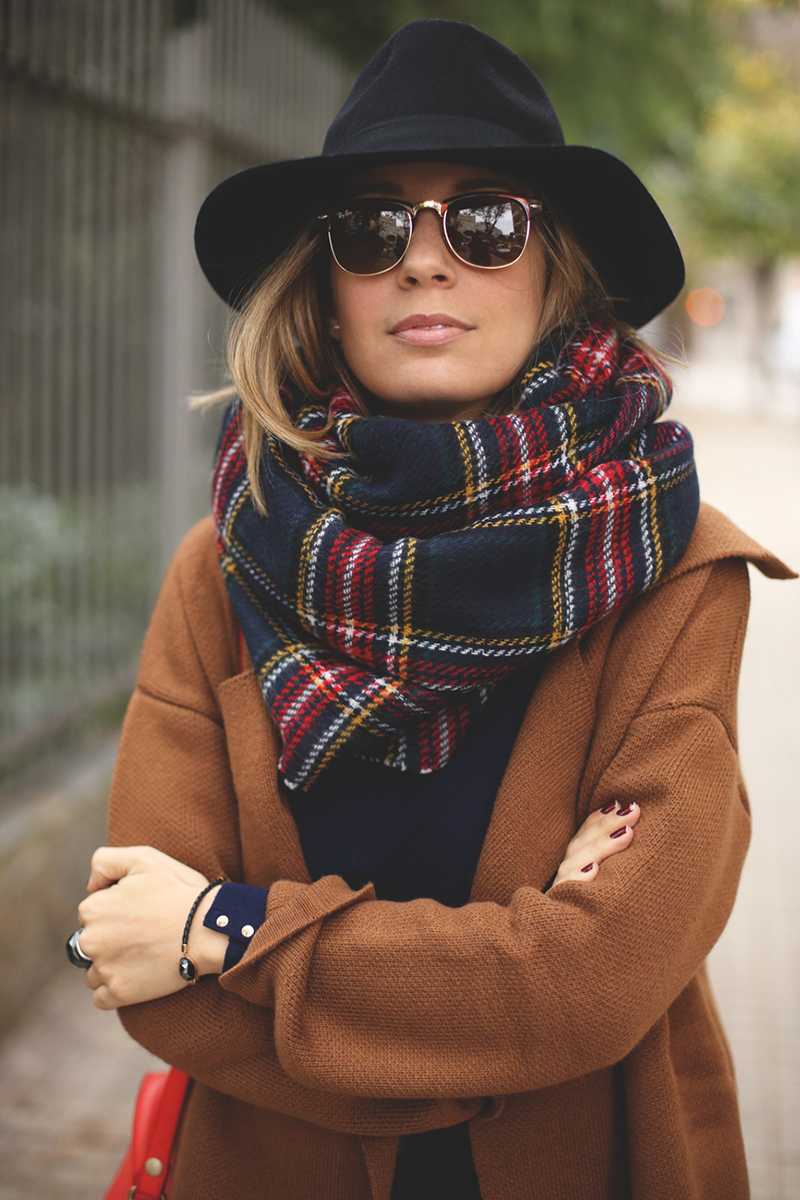 Как модно носить шарф