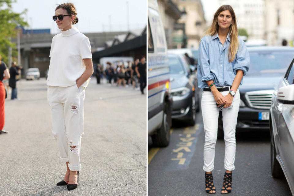 С чем носить белые джинсы: тренды лета 2020