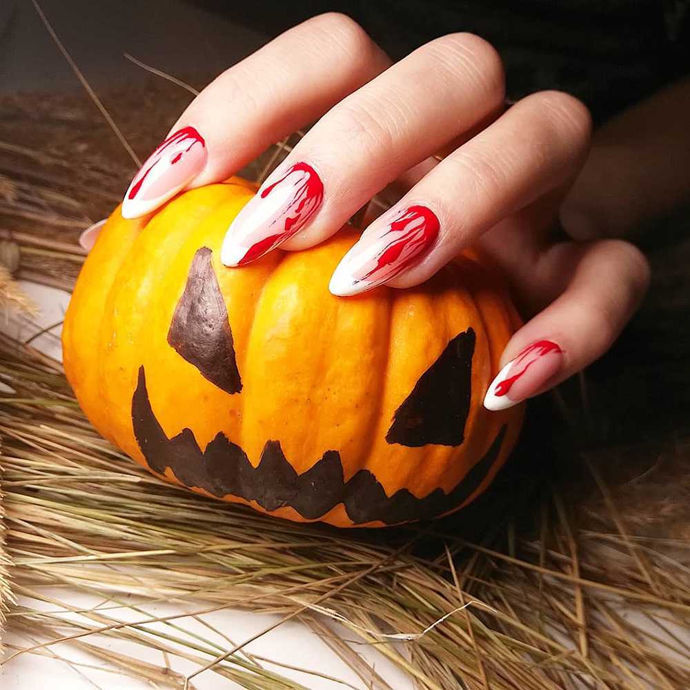 Маникюр на хэллоуин: фото идеи на короткие и длинные ногти