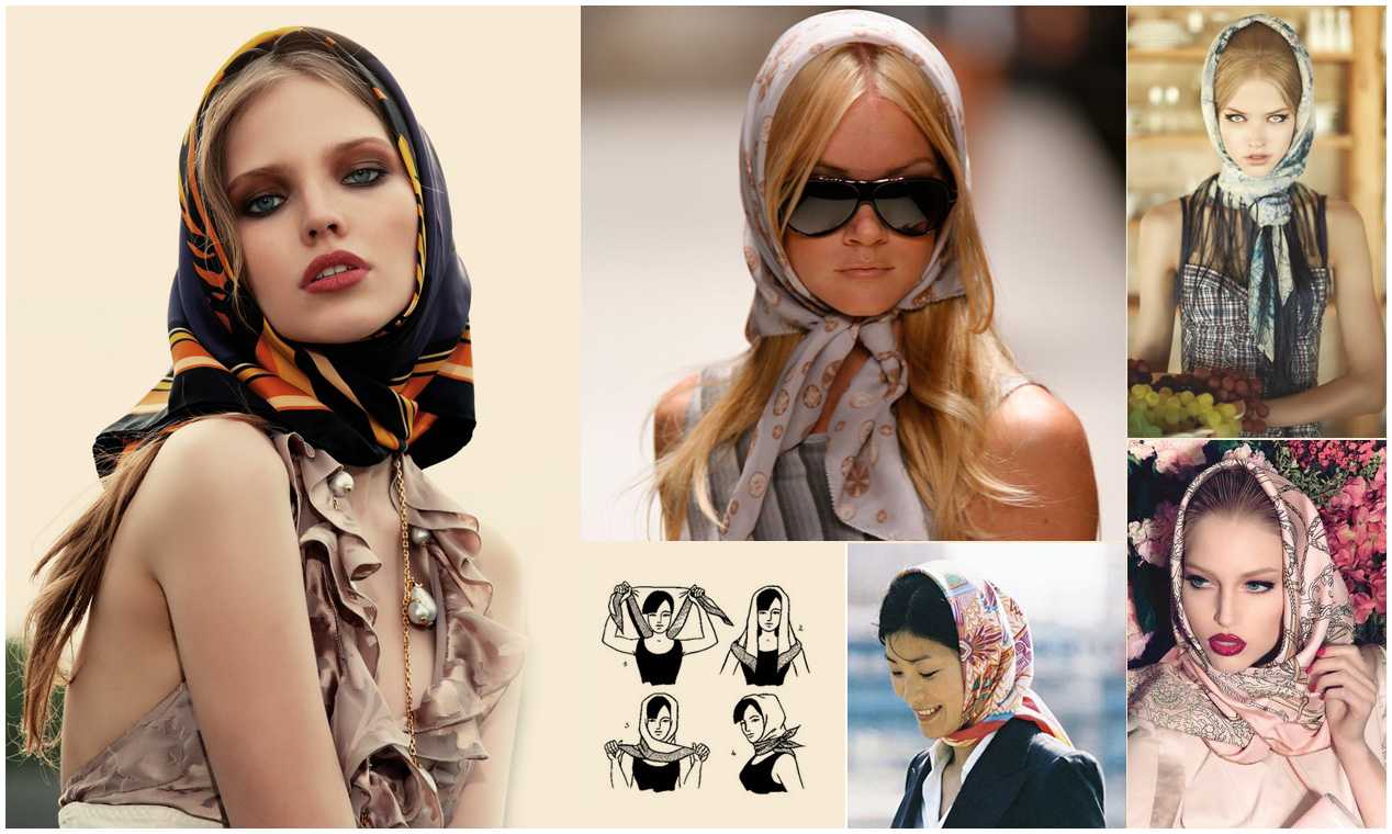 5 идей, как завязать платок на голову – мода – домашний