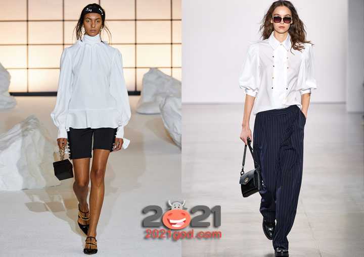 New! модные блузки из шифона 2021-2022 81 фото новинки