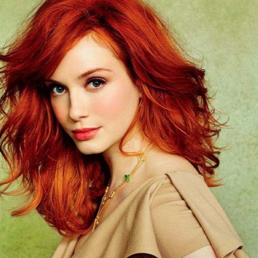 Рыжий цвет волос: оттенки, окрашивание и уход