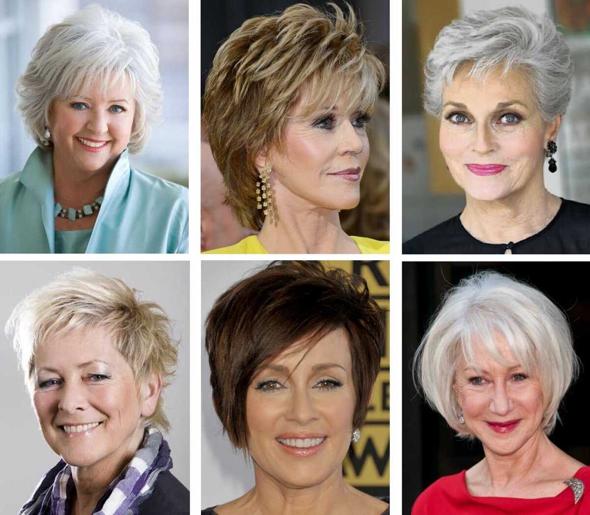 Стрижки женщин после 50 лет 2020 прически волос с фото, короткие без укладки, красивые, модные 55