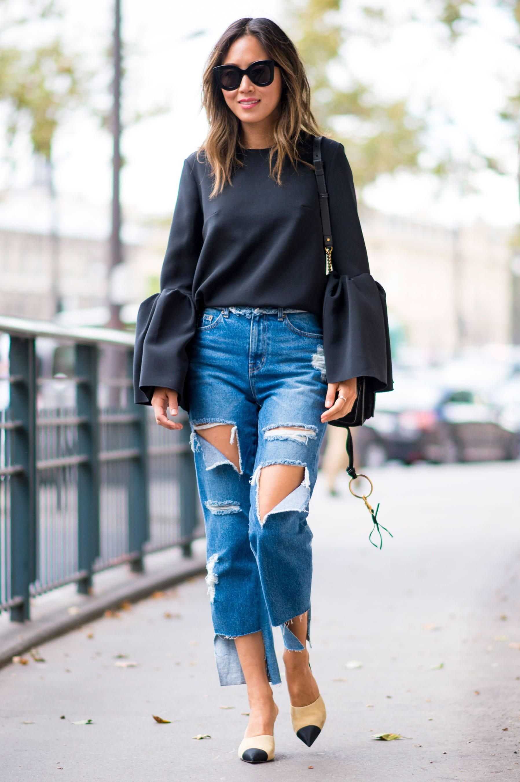 С чем модно носить и правильно сочетать черные джинсы Составляем стильные образы с учетом последних тенденций, смотрим фото лучших луков