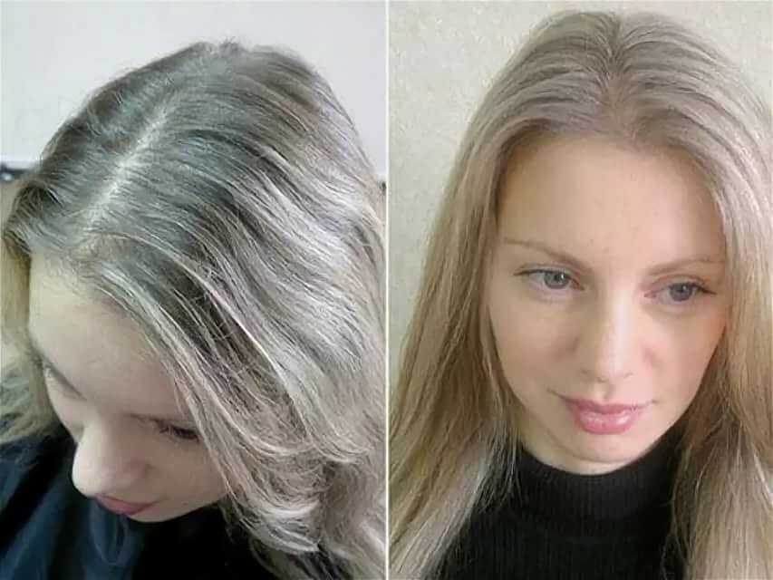 Как покрасить волосы в блонд но не красить корни