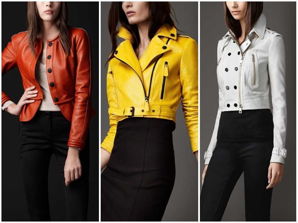 Модные женские кожаные куртки – новинки, тренды, самые стильные модели кожаных курток