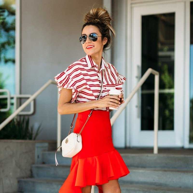 Модные юбки красного цвета - как правильно их носить, с чем сочетать Стильные и оригинальные идеи, актуальные образы, тренды, фото примеры