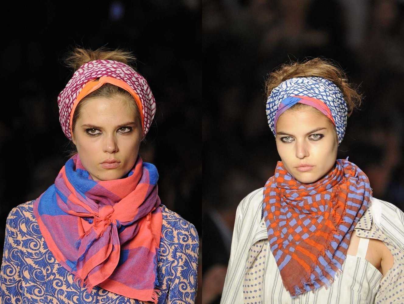 Как завязать платок на голове — примеры и советы - леди стиль жизни