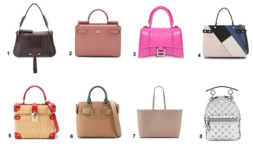 С чем носить сумки разной цветовой категории ( 100 фото)