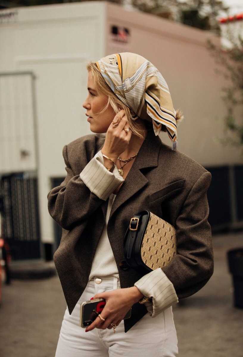 Модные способы носить шарф в 2020 году Фото стильных луков