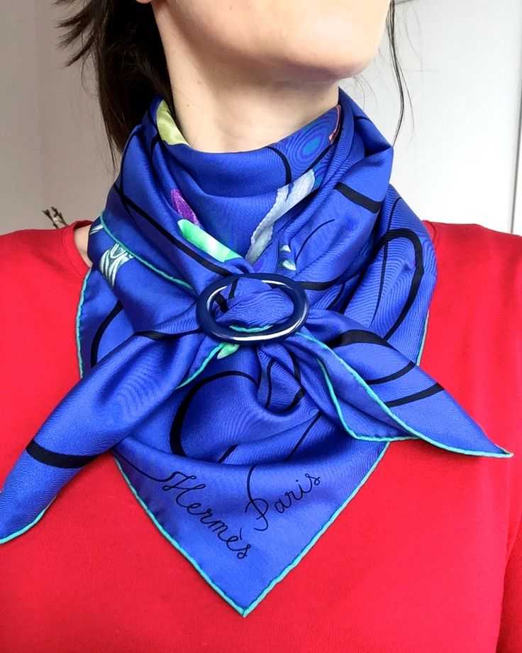 Шелковый шарф : как красиво завязать на шее (30 фото)