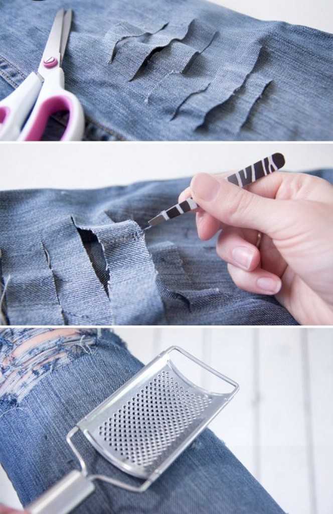 Как сделать из старых джинсов модные: советы и интересные идеи